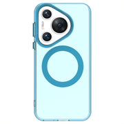 For Huawei Pura 70 Pro Candy Magsafe PC Hybrid TPU Phone Case(Blue)