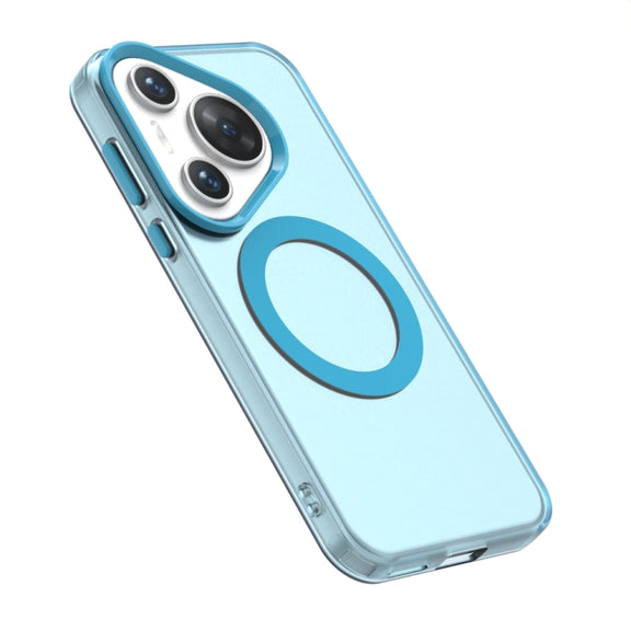 For Huawei Pura 70 Pro Candy Magsafe PC Hybrid TPU Phone Case(Blue)
