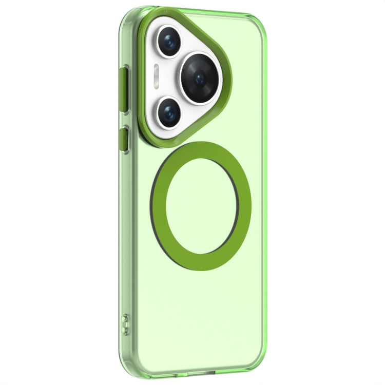 For Huawei Pura 70 Pro Candy Magsafe PC Hybrid TPU Phone Case(Green)