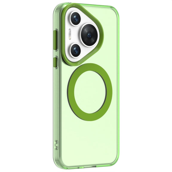 For Huawei Pura 70 Pro+ Candy Magsafe PC Hybrid TPU Phone Case(Green)