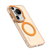 For Huawei Pura 70 Ultra Candy Magsafe PC Hybrid TPU Phone Case(Orange)