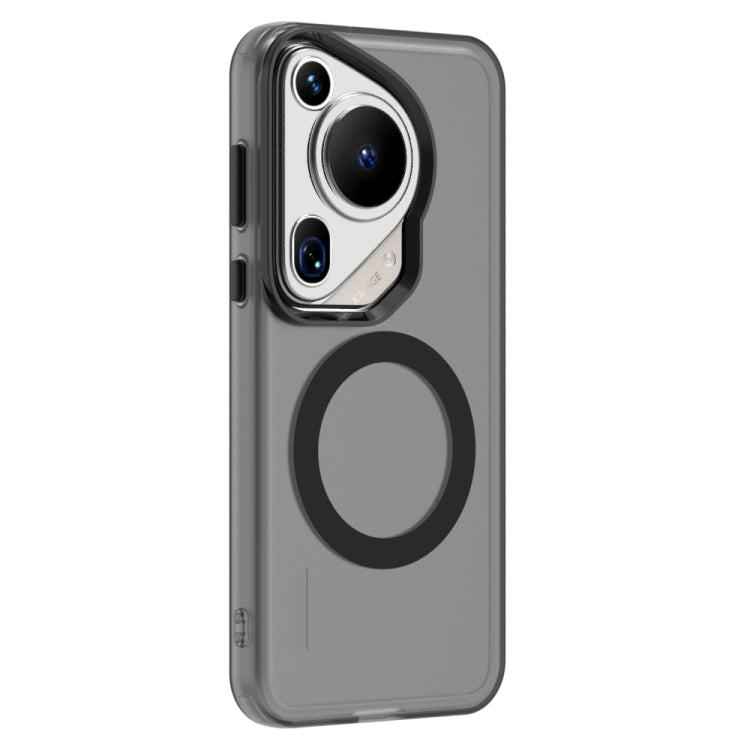 For Huawei Pura 70 Ultra Candy Magsafe PC Hybrid TPU Phone Case(Black) - Huawei Cases by PMC Jewellery | Online Shopping South Africa | PMC Jewellery | Buy Now Pay Later Mobicred