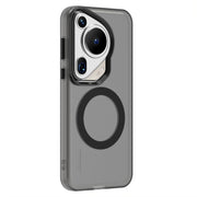 For Huawei Pura 70 Ultra Candy Magsafe PC Hybrid TPU Phone Case(Black)