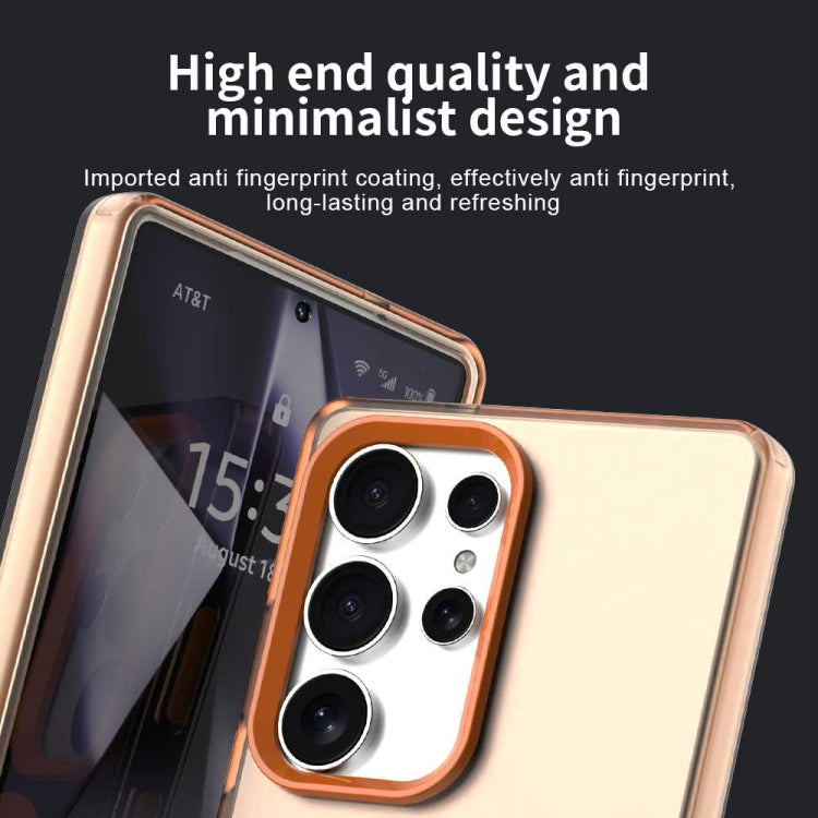 For Samsung Galaxy S25 Ultra 5G Candy Magsafe PC Hybrid TPU Phone Case(Orange)
