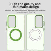 For Samsung Galaxy S25 Ultra 5G Candy Magsafe PC Hybrid TPU Phone Case(Green)