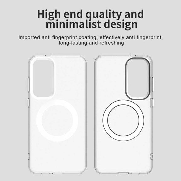 For Samsung Galaxy S25 5G Candy Magsafe PC Hybrid TPU Phone Case(White)