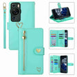 For Huawei P60 Pro POLA Love Multi-Card Slots Zipper Wallet Leather Phone Case(Light Green) - free shipping - PMC TechLife - Order now!
