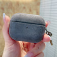 For AirPods Pro Turn Fur Bluetooth Earphone PC Protective Case(Grey) - For AirPods Pro by PMC Jewellery | Online Shopping South Africa | PMC Jewellery | Buy Now Pay Later Mobicred