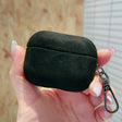 For AirPods Pro 2 Turn Fur Bluetooth Earphone PC Protective Case(Black) - For AirPods Pro 2 by PMC Jewellery | Online Shopping South Africa | PMC Jewellery | Buy Now Pay Later Mobicred