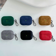 For AirPods Pro Turn Fur Bluetooth Earphone PC Protective Case(Yellow)