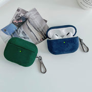For AirPods 3 Turn Fur Bluetooth Earphone PC Protective Case(Green)