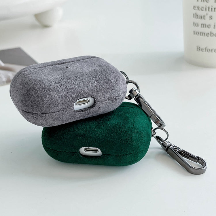 For AirPods Pro Turn Fur Bluetooth Earphone PC Protective Case(Green) - For AirPods Pro by PMC Jewellery | Online Shopping South Africa | PMC Jewellery | Buy Now Pay Later Mobicred