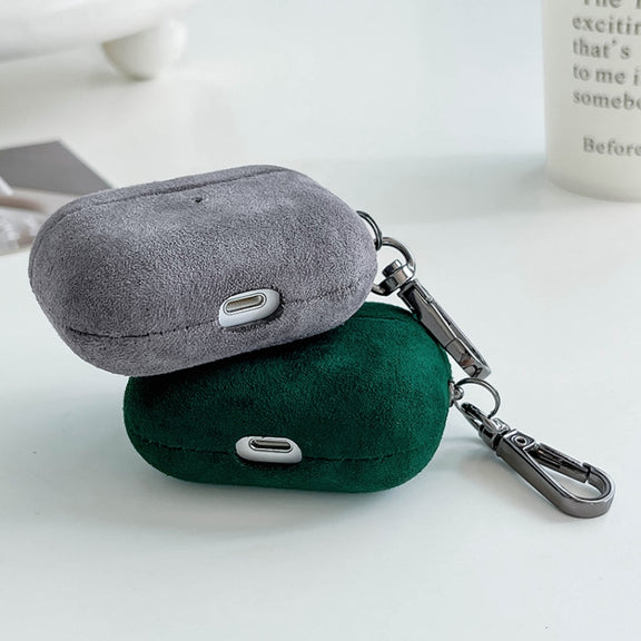 For AirPods 3 Turn Fur Bluetooth Earphone PC Protective Case(Grey)