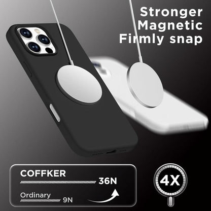 For iPhone 16 Plus Silicone Suction Cup MagSafe Phone Case with Screen Film & Lens Film(Pink) - free shipping - PMC Jewellery - Order now!