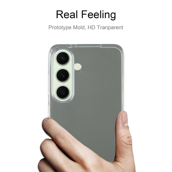 For Samsung Galaxy S25+ 5G Ultra-thin Transparent TPU Phone Case