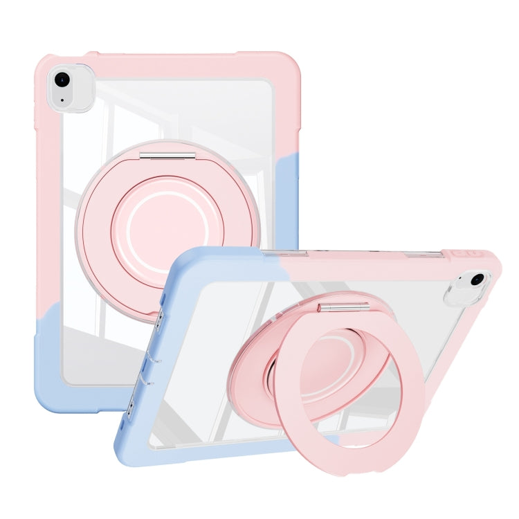 For iPad Air 11 2025 / 2024 / 10.9 2022 Crystal Armor PC Hybrid TPU Tablet Case(Blue Pink) - free shipping - PMC Jewellery - Order now!