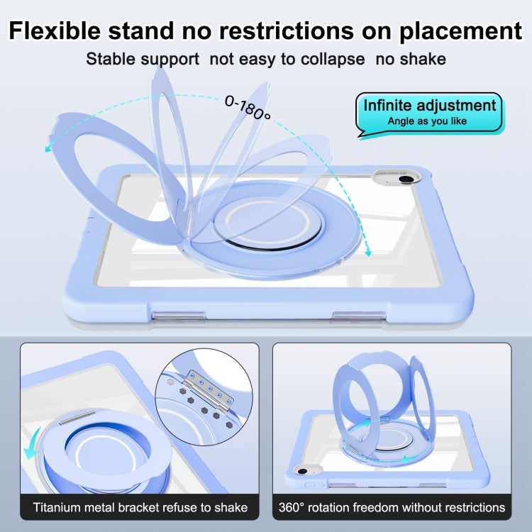 For iPad 2025 / 2022 Crystal Armor PC Hybrid TPU Tablet Case(Blue) - free shipping - PMC Jewellery - Order now!