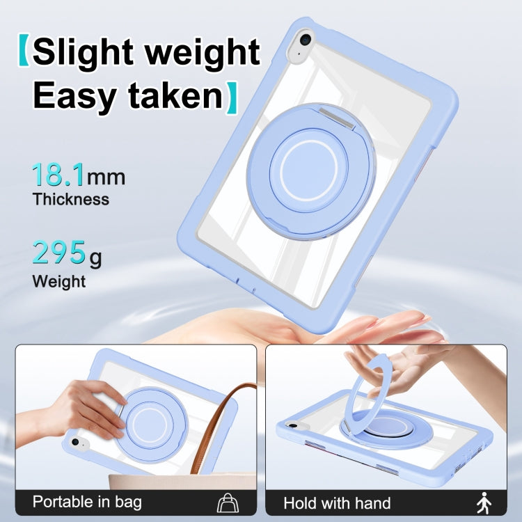 For iPad 2025 / 2022 Crystal Armor PC Hybrid TPU Tablet Case(Blue) - free shipping - PMC Jewellery - Order now!