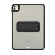 For iPad mini 5 / 4 7.9 inch Skin Feel Holder PC Hybrid TPU Tablet Case(Black)