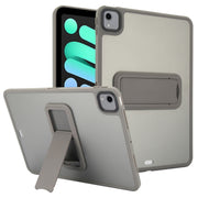For iPad mini 2024 / mini 6 8.3 inch Skin Feel Holder PC Hybrid TPU Tablet Case(Grey)