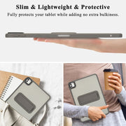 For iPad mini 2024 / mini 6 8.3 inch Skin Feel Holder PC Hybrid TPU Tablet Case(Grey)