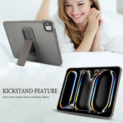 For iPad mini 2024 / mini 6 8.3 inch Skin Feel Holder PC Hybrid TPU Tablet Case(Grey)