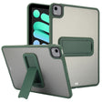 For iPad mini 2024 / mini 6 8.3 inch Skin Feel Holder PC Hybrid TPU Tablet Case(Dark Green) - iPad mini 6 Cases by PMC Jewellery | Online Shopping South Africa | PMC Jewellery | Buy Now Pay Later Mobicred