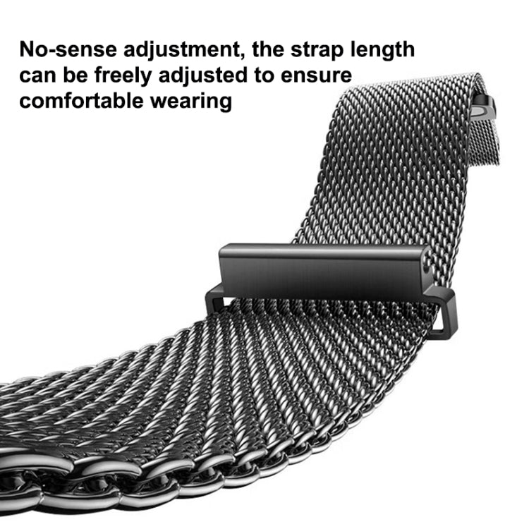 For Huawei Watch GT5 41mm Daul-section Magnetic Milan Steel Mesh Watch Band(Rose Gold) - free shipping - PMC TechLife - Order now!