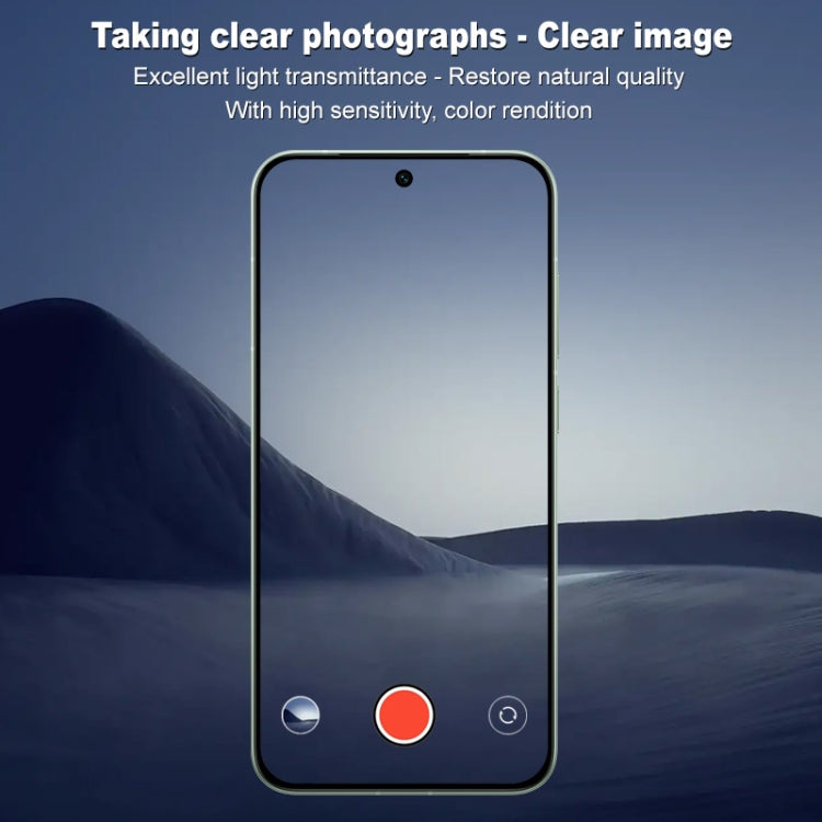 For vivo X200 Pro mini IMAK Rear Camera Lens Glass Film Black Version