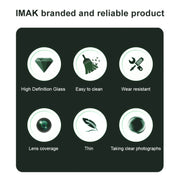 For vivo X200 Pro mini IMAK Rear Camera Lens Glass Film Black Version