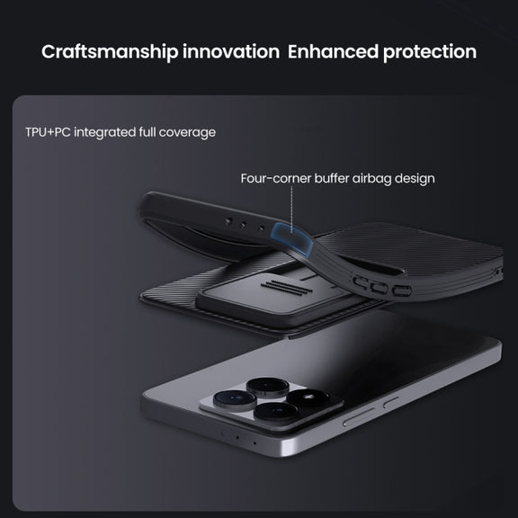 For Xiaomi 14T Pro NILLKIN CamShield Pro PC Phone Case(Blue)