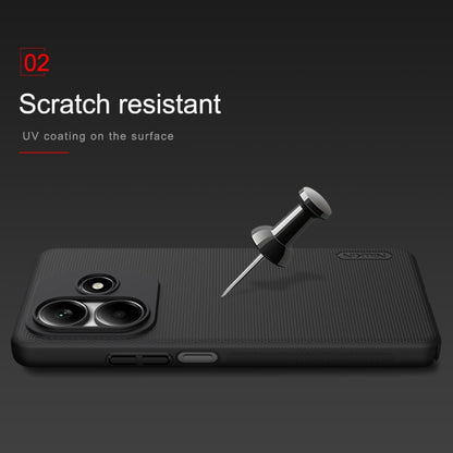 For Redmi Note 14 5G China NILLKIN Frosted PC Phone Case(Black) - Note 14 Cases by NILLKIN | Online Shopping South Africa | PMC Jewellery | Buy Now Pay Later Mobicred