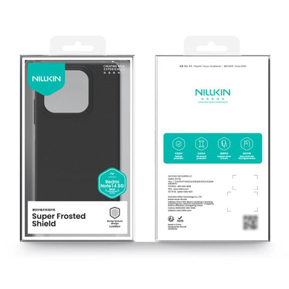 For Redmi Note 14 5G Global NILLKIN Frosted PC Phone Case(Blue) - Note 14 Cases by NILLKIN | Online Shopping South Africa | PMC Jewellery | Buy Now Pay Later Mobicred