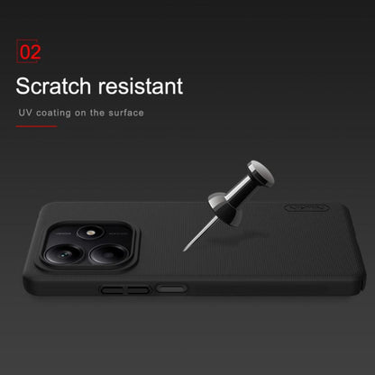 For Redmi Note 14 5G Global NILLKIN Frosted PC Phone Case(Black) - Note 14 Cases by NILLKIN | Online Shopping South Africa | PMC Jewellery | Buy Now Pay Later Mobicred