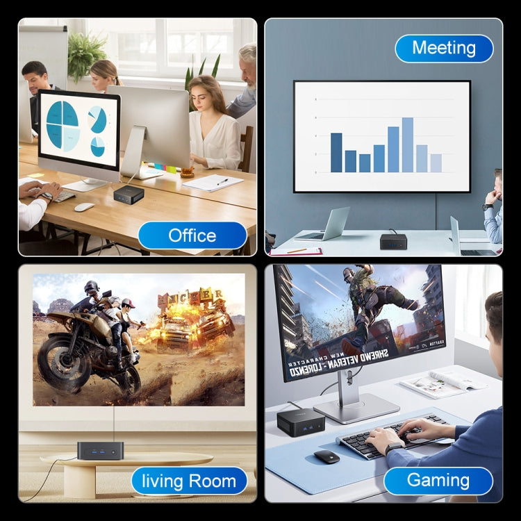 Ninkear N10 Windows 11 Bluetooth 4.2 Mini PC, 16GB+512GB, Intel Processor N100 Alder Lake-N(EU Plug) - free shipping - PMC Jewellery - Order now!