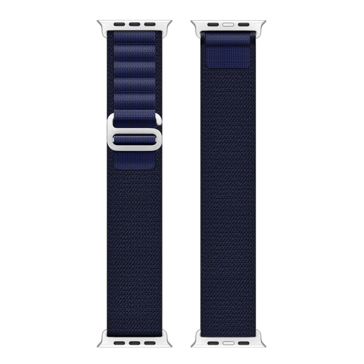 For Apple Watch 42mm / 41mm / 40mm / 38mm DUX DUCIS GS Series Nylon Loop Watch Band(Navy Blue) - Watch Bands by DUX DUCIS | Online Shopping South Africa | PMC TechLife | Buy Now Pay Later Mobicred