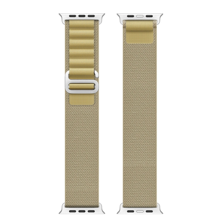 For Apple Watch 42mm / 41mm / 40mm / 38mm DUX DUCIS GS Series Nylon Loop Watch Band(Tan) - Watch Bands by DUX DUCIS | Online Shopping South Africa | PMC TechLife | Buy Now Pay Later Mobicred