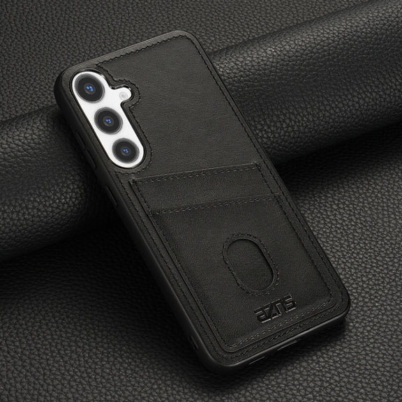 For Samsung Galaxy S24 5G AZNS K1 Series Card Slot Business Phone Case(Black)