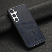 For Samsung Galaxy S24+ 5G AZNS K1 Series Card Slot Business Phone Case(Blue)