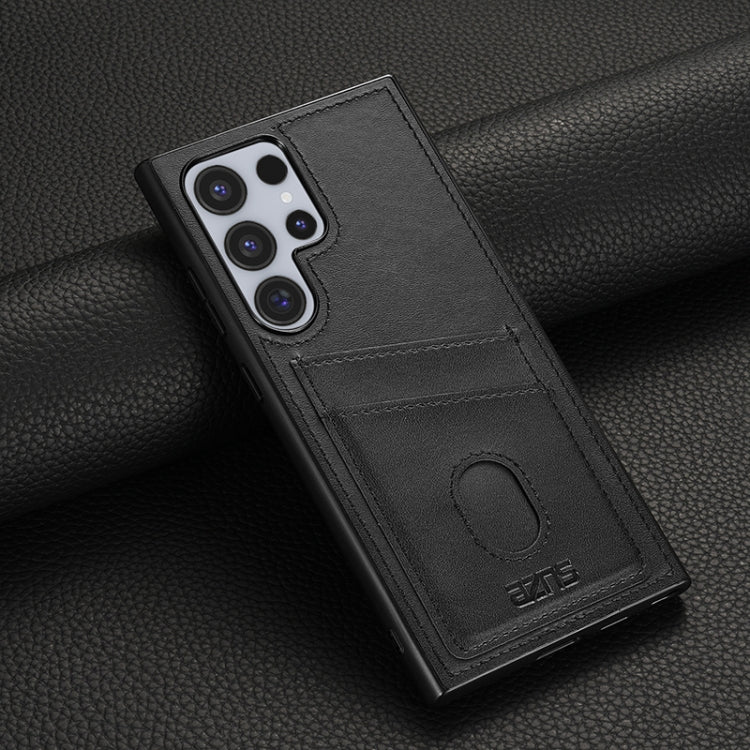 For Samsung Galaxy S24 Ultra 5G AZNS K1 Series Card Slot Business Phone Case(Black)