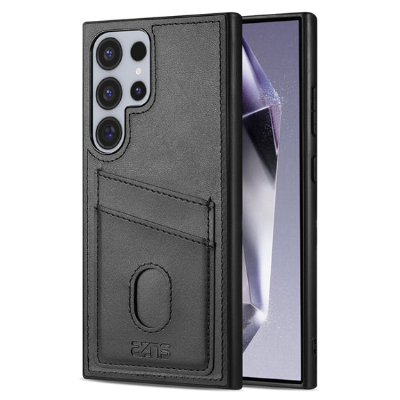 For Samsung Galaxy S24 Ultra 5G AZNS K1 Series Card Slot Business Phone Case(Black)
