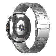 For Samsung Galaxy Watch Ultra 47mm Safety Buckle Pure Titanium Watch Band(Silver)