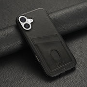 For iPhone 16 AZNS K1 Series Card Slot Business Phone Case(Black)