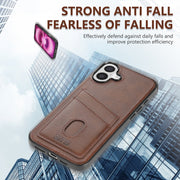 For iPhone 16 AZNS K1 Series Card Slot Business Phone Case(Black)