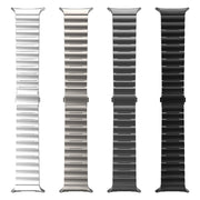 For Samsung Galaxy Watch Ultra 47mm One Bead Flat Buckle Pure Titanium Watch Band(Silver)