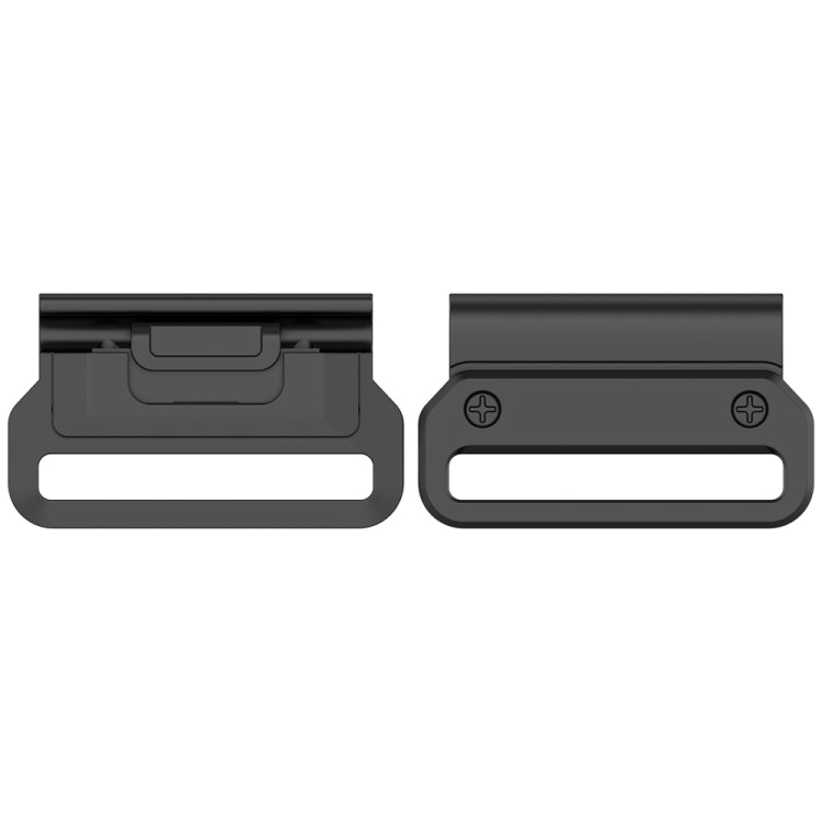 For Garmin 26mm 1 Pair Metal Medium Adapter Watch Band Quick Release Connector(Black) - free shipping - PMc TechLife - Order now!