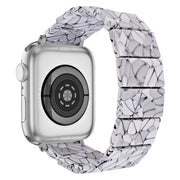 For Apple Watch 46mm / 49mm / 45mm / 44mm Stretch Rope Square Resin Watch Band(Crack)