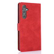 For Samsung Galaxy S25+ 5G Fantasy Skin-feel Calfskin Texture Leather Phone Case(Red)
