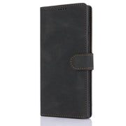 For Samsung Galaxy S25 Ultra 5G Fantasy Skin-feel Calfskin Texture Leather Phone Case(Black)