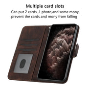 For Samsung Galaxy S25+ 5G Cubic Skin Feel Flip Leather Phone Case(Brown)